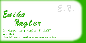 eniko nagler business card